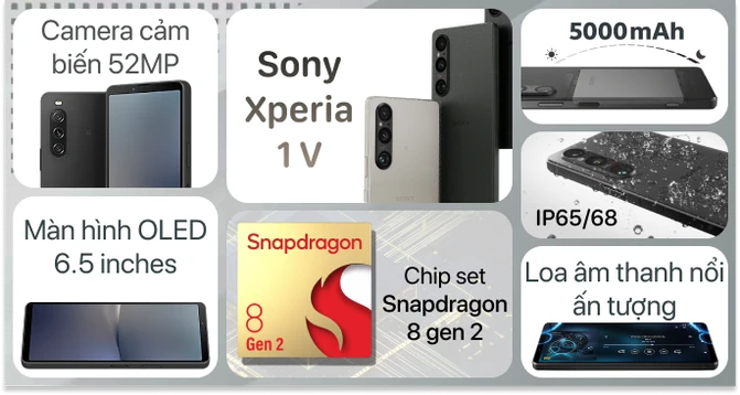 Điện thoại Sony Xperia 1V 12GB 256GB