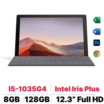 Surface Pro 7 i5 8gb 128gb cũ, giá rẻ, đổi mới 30 ngày, có trả góp
