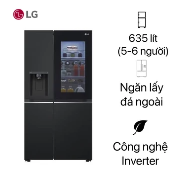 Tủ lạnh LG Side By Side 635 l&iacute;t instaview 2023 (GR-G257BL) | Gi&aacute; rẻ