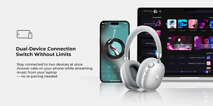 Tai nghe bluetooth chụp tai Havit H670BT ANC (Space S1) - 15