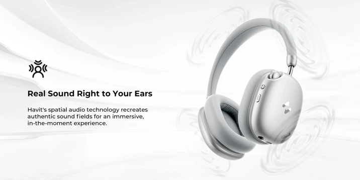 Tai nghe bluetooth chụp tai Havit H670BT ANC (Space S1) - 14
