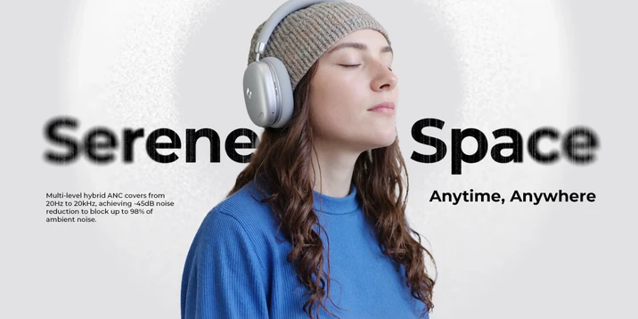 Tai nghe bluetooth chụp tai Havit H670BT ANC (Space S1) - 16