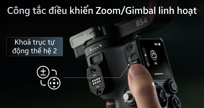 Tay cầm chống rung máy ảnh DJI Ronin-RS4 Combo