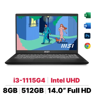 MSI ノートパソコン Modern-14-C11M 有線LANアダプター付 軽く