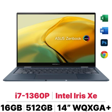 Laptop ASUS Zenbook 14 Flip OLED UP3404VA-KN039W | Giá rẻ, trả góp 0%