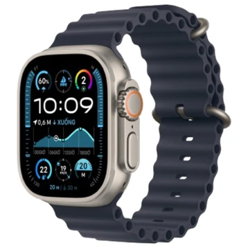 Apple Watch Ultra 2 2024 49mm 4G Viền Titan Dây Cao Su | Chính hãng VN/A