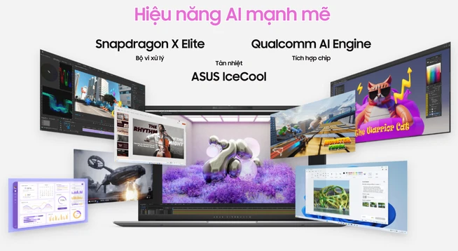 Laptop ASUS Vivobook 15 OLED S5507QA-MA090WS