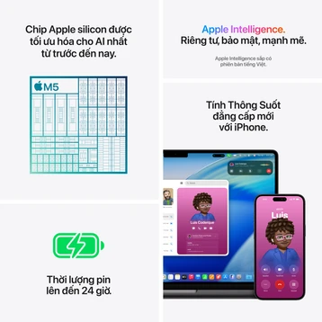 MacBook Pro 14 M5 10CPU 10GPU 32GB 1TB Nano Sạc 96W | Chính hãng Apple Việt Nam - 8