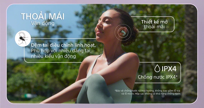 Tai nghe không dây thể thao Sony Clip WF-LC900 - 39