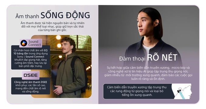Tai nghe không dây thể thao Sony Clip WF-LC900 - 40