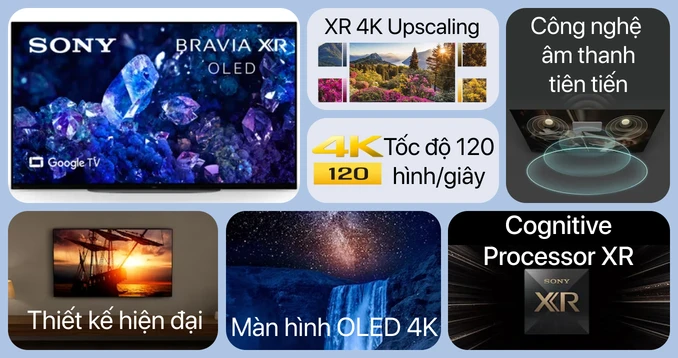 Google Tivi OLED Sony 4K 48 inch XR-48A90K