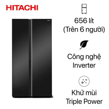 Tủ lạnh Hitachi Side By Side 656L Inverter 2025 (HRSN9713ESUVN