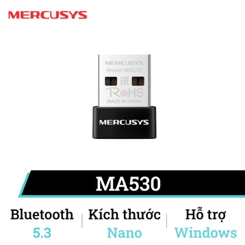 MERCUSYS MA530 Bluetooth USB Adaptör | 5.3 | Nano | Kompakt | Tak - View #4