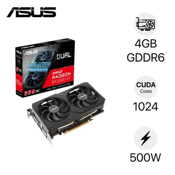 VGA Asus Dual Radeon RX 6500 XT OC 4GB DUAL-RX6500XT-O4G-V2 - 1