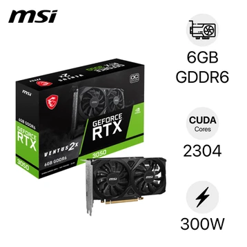 VGA MSI GeForce RTX 3050 VENTUS 2X 6G OC - 1