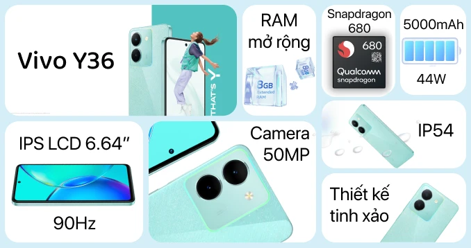 vivo Y36 8GB 128GB
