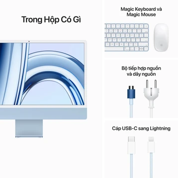 iMac M3 24 inch 8CPU 8GPU 16GB 512GB | Chính hãng Apple Việt Nam