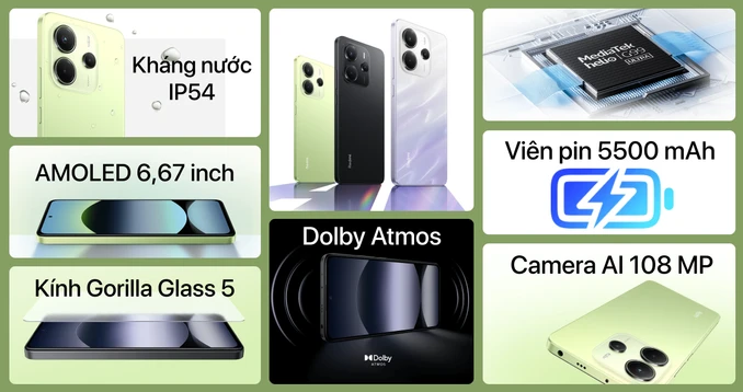 Xiaomi Redmi Note 14 6GB 128GB giảm giá 10% [Góp 0%]