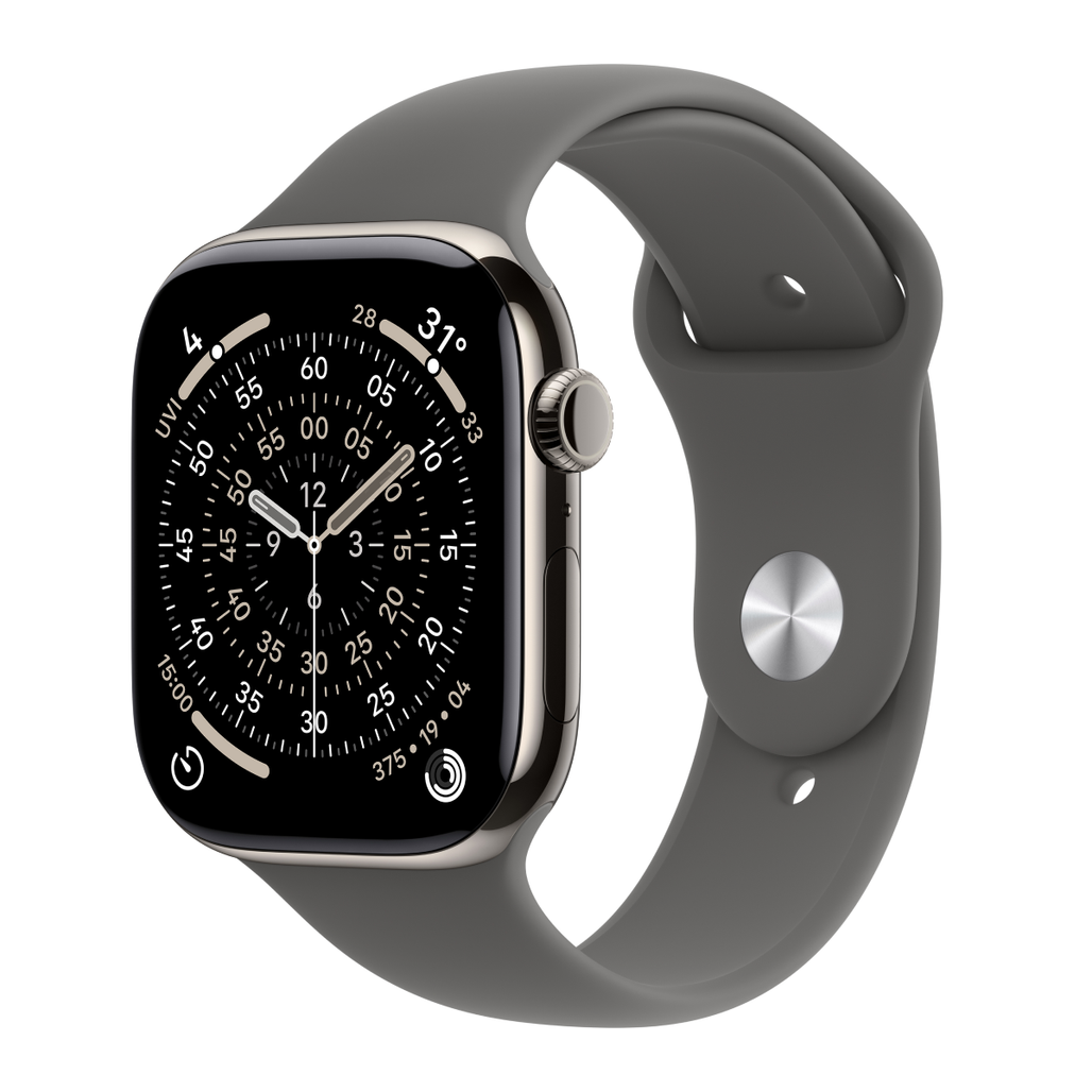 Apple Watch Series 11 42mm Viền Titan Dây Cao Su Size S/M - Cũ Đẹp