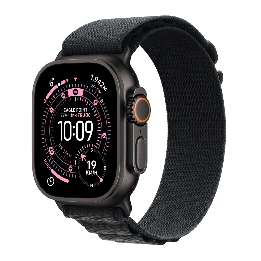 Apple Watch Ultra 3 49Mm (5G) Viền Titan Dây Alpine Size M - Chính Hãng Đã Kích Hoạt