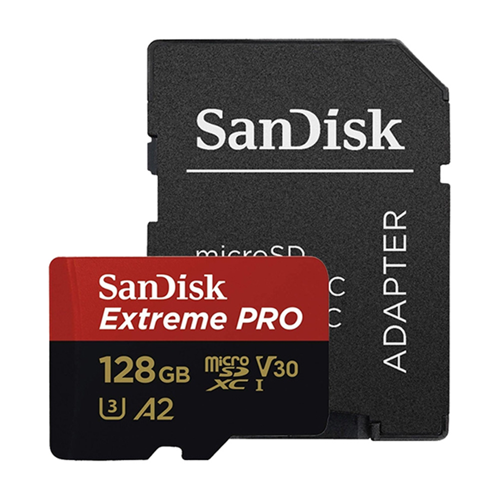 Thẻ Nhớ Micro Sdxc Sandisk Extreme Pro V30 A2 128Gb