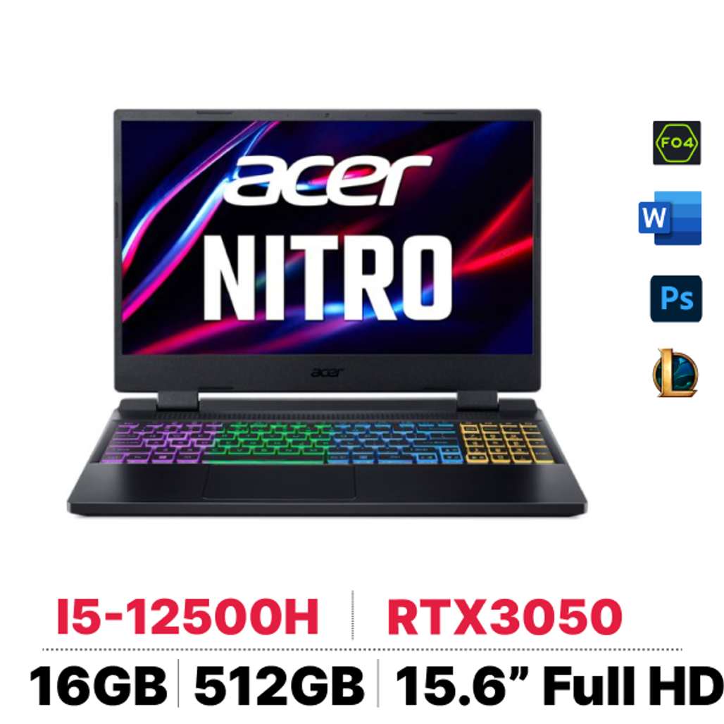 Laptop Gaming Acer Nitro 5 Tiger AN515-58-52SP NH.QFHSV.001 - Cũ Trầy Xước