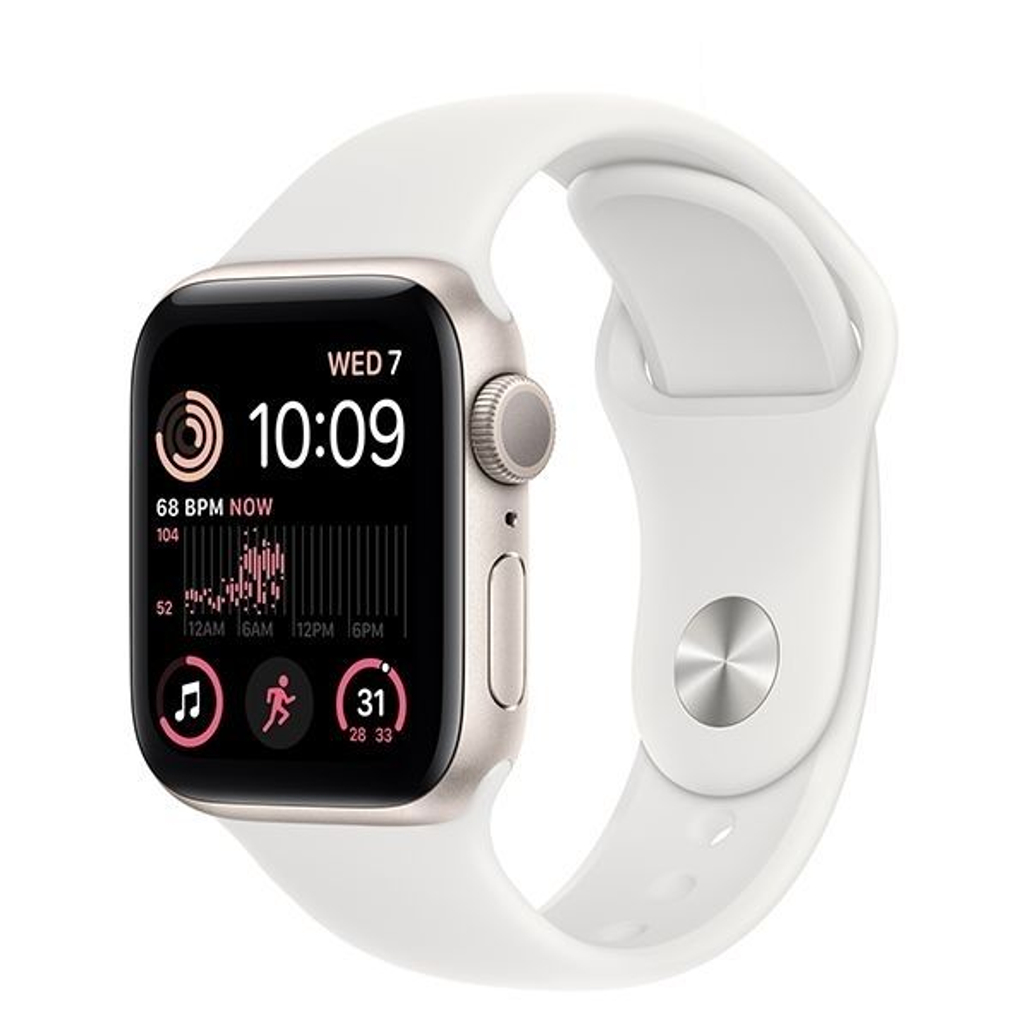 Apple Watch SE 2022 44mm (GPS) - Viền nhôm - Cao su  - Cũ Đẹp