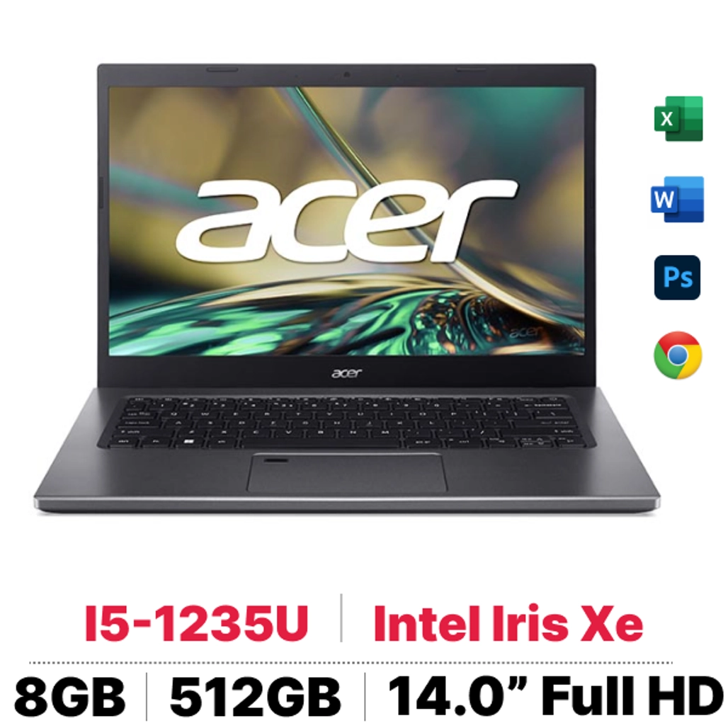 Laptop Acer Aspire 5 A514 - 55 - 5954 I5 - 1235U/8Gb/512Gb/Win11 (Nx.k5Bsv.001)