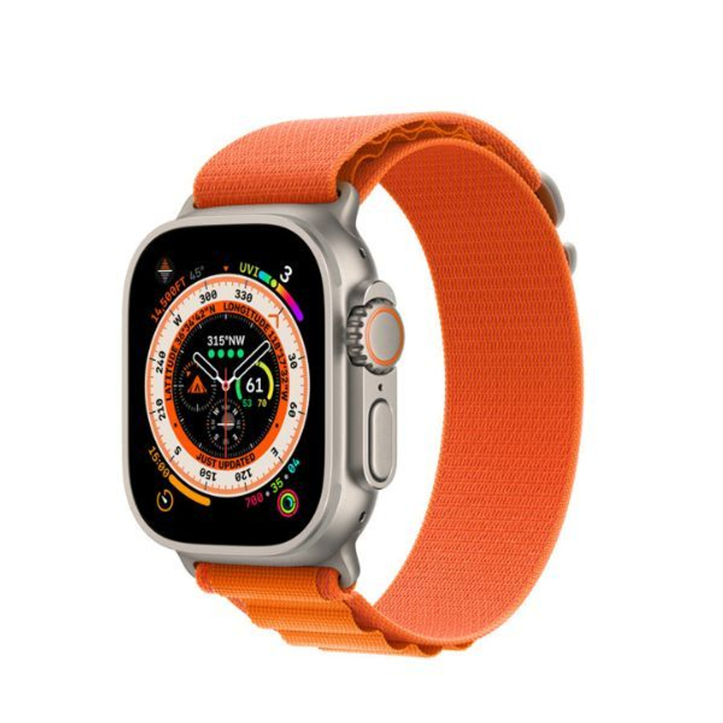 Apple Watch Ultra 49MM (4G) - Viền Titan Dây Vải Cỡ Trung - Cũ Đẹp
