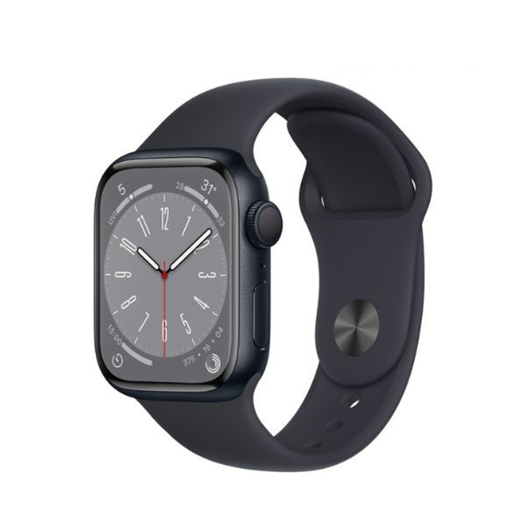 Apple Watch Series 8 45Mm Gps - Viền Nhôm - Cao Su - Đổi Bảo Hành