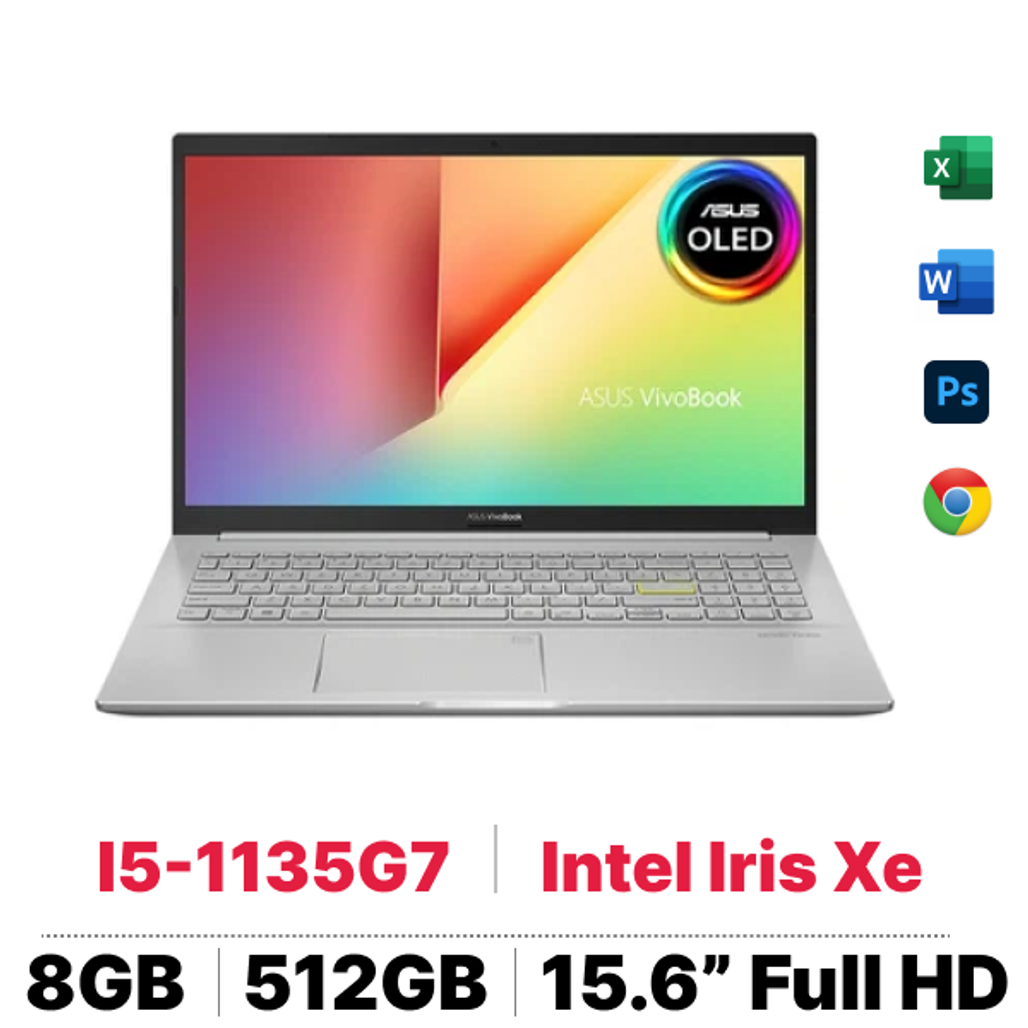 Laptop Asus Vivobook A515Ea - L11970W - Cũ Trầy Xước