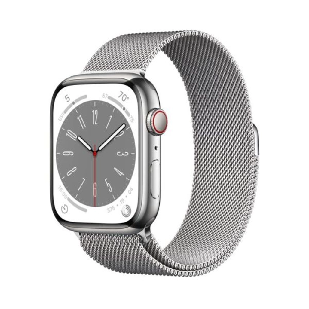 Apple Watch Series 8 41Mm 4G Viền Thép Dây Thép - Cũ Trầy Xước