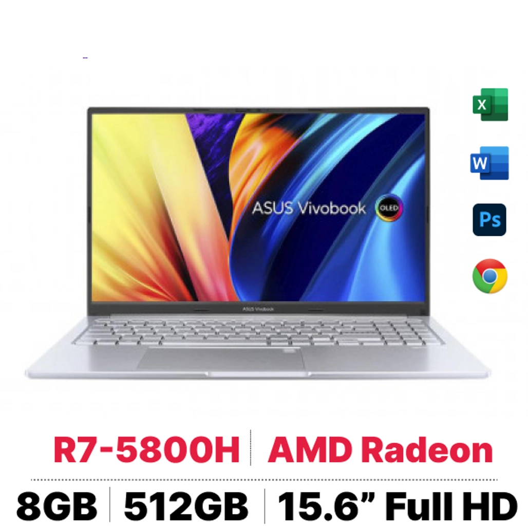 Laptop Asus Vivobook 15X Oled M1503Qa - L1028W - Cũ Trầy Xước