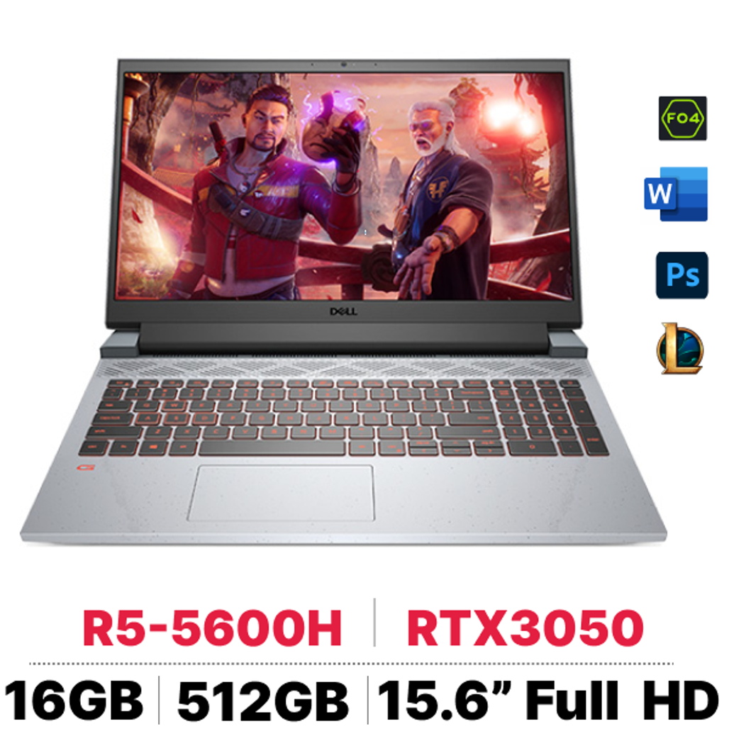 Laptop Dell Gaming G15 5515 P105F004Dgr - Cũ Trầy Xước