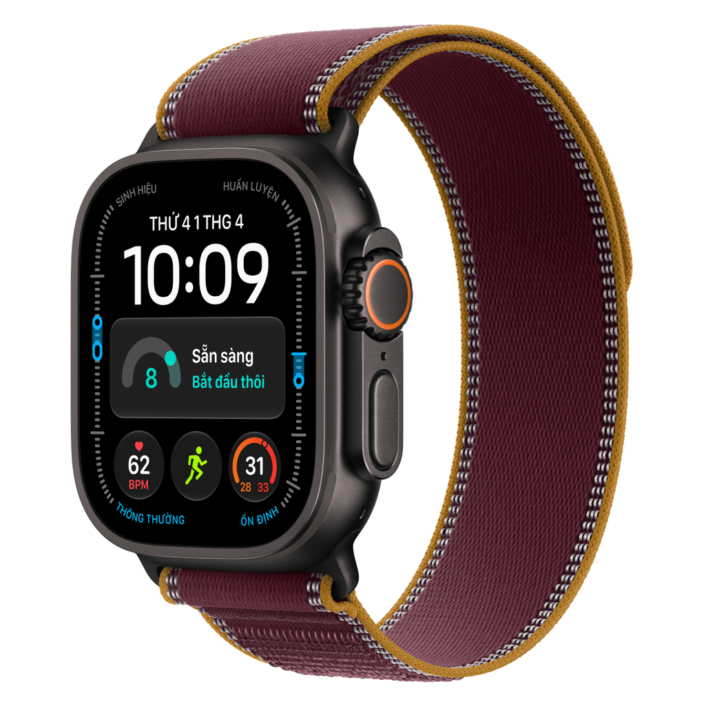 Apple Watch Ultra 4 49mm (5G) Viền Titan Dây Trail Size S/M
