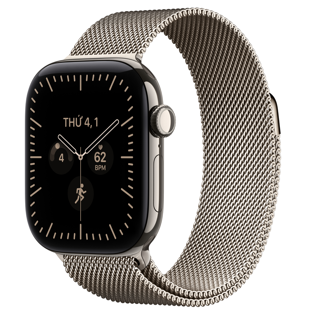 Apple Watch Series 12 46mm (5G) Viền Titan Dây Thép Size S/M
