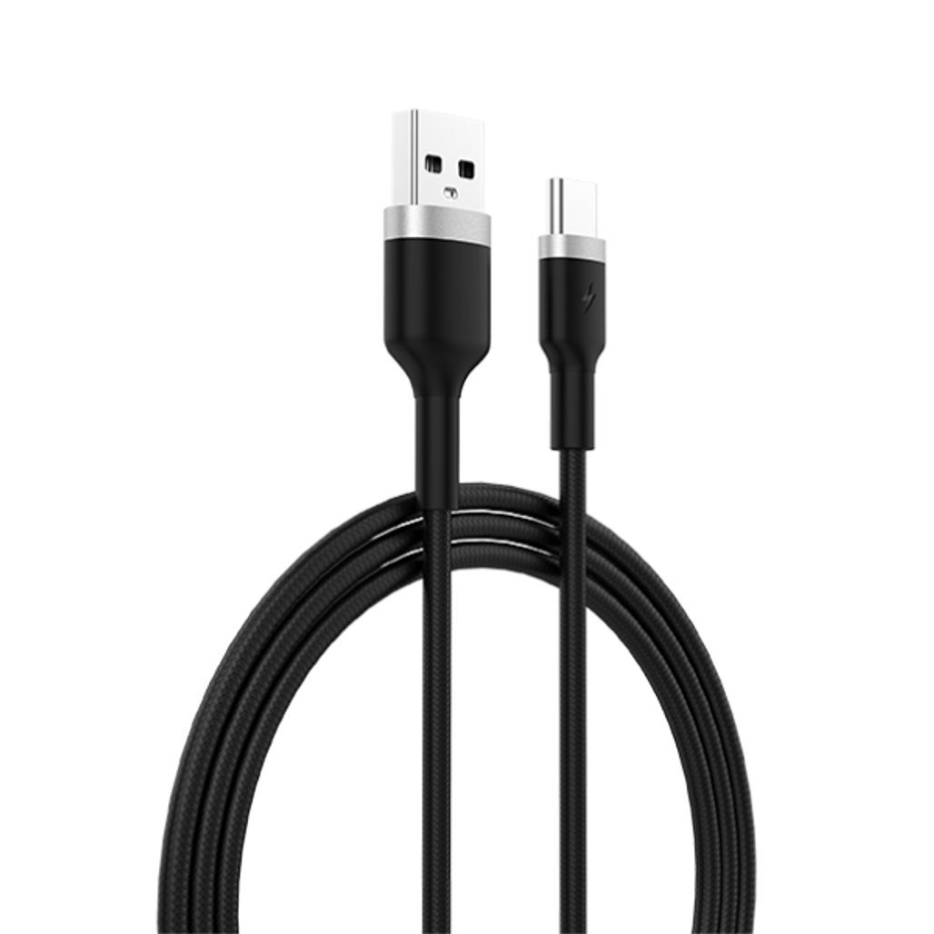 Cáp Golf USB-A to Type-C 2.4A GC-71T dây dù 1M
