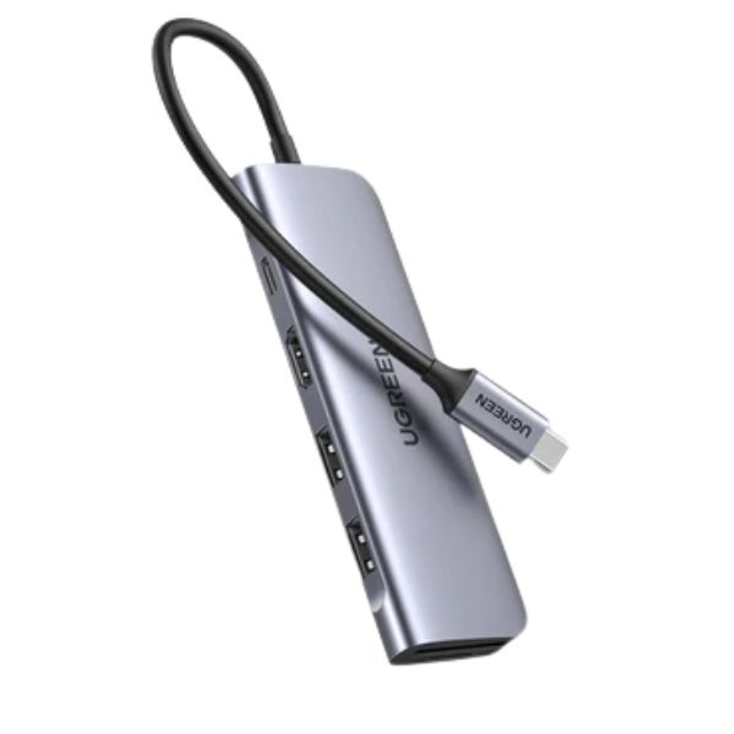 Hub Ugreen Cm195 Type C 6 In 1