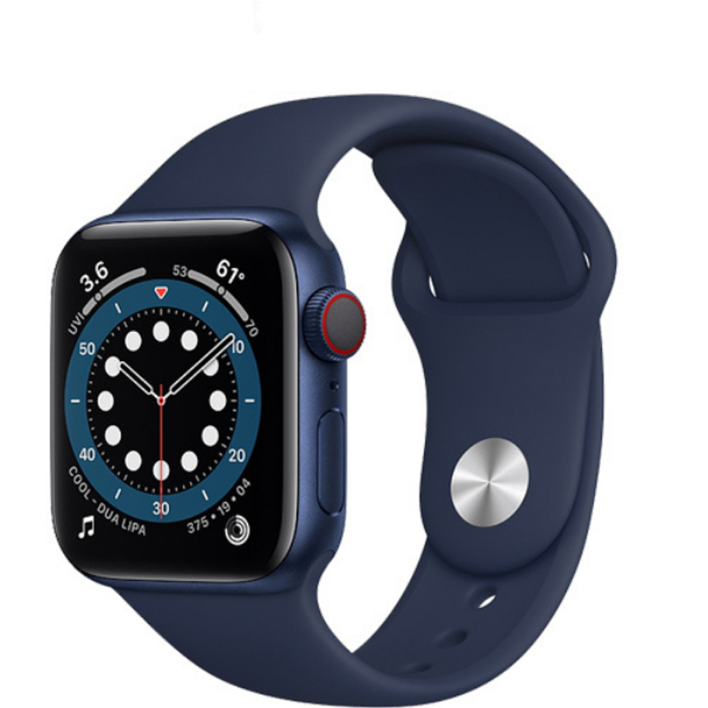 Apple Watch Series 6 40Mm (4G) Viền Nhôm Dây Cao Su - Cũ Trầy Xước