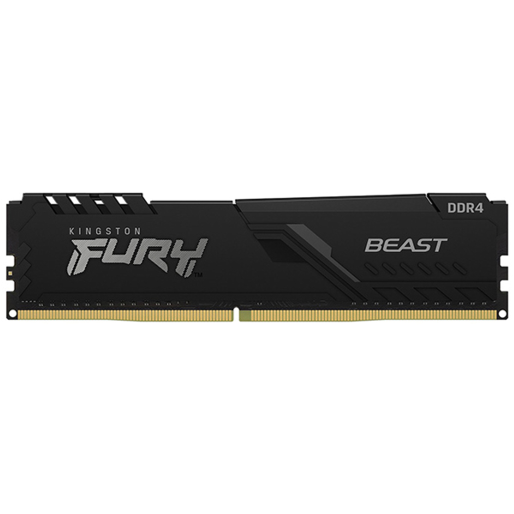 RAM PC Kingston Fury Beast Black 16GB 3200MHz DDR4 KF432C16BB1/16
