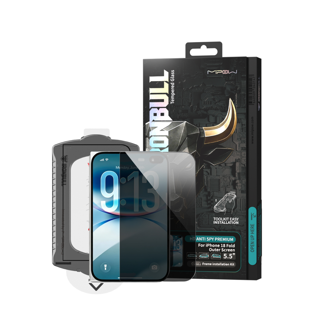 Dán kính cường lực màn hình iPhone Duo Mipow Chống Nhìn Trộm Full Viền Đen Cao Cấp