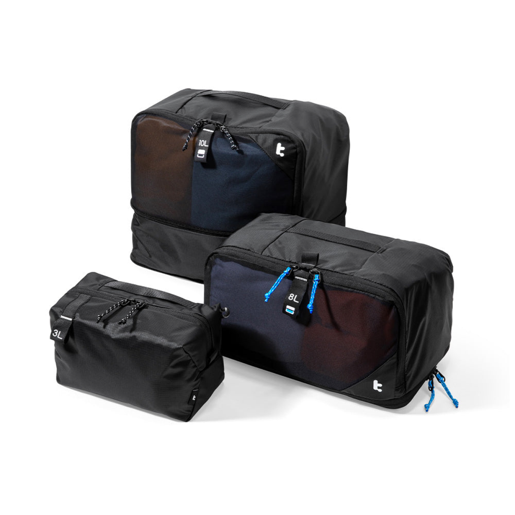Combo 3 túi đựng hành lý/phụ kiện Tomtoc (Usa) Light T02 Packing Cube Set