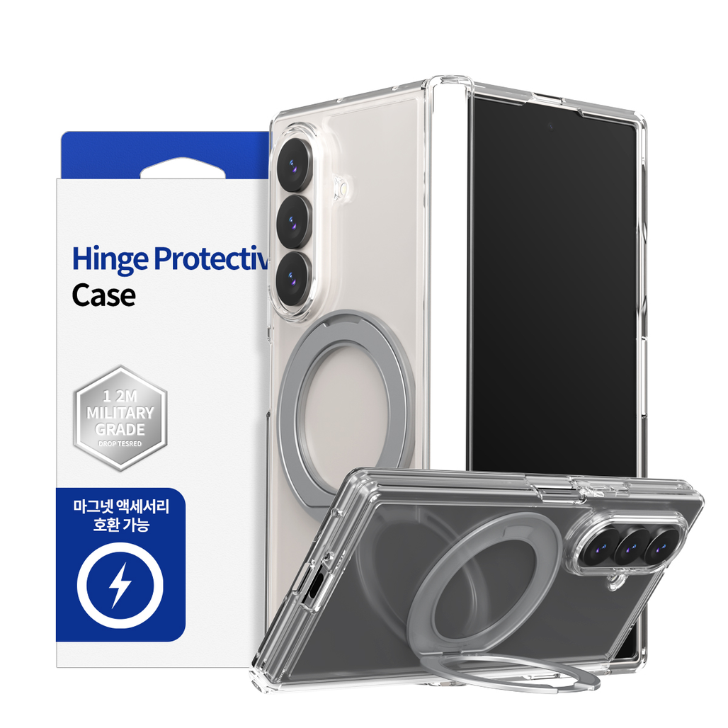 Ốp lưng Samsung Galaxy Z Fold8 Ultra Araree Duple 360 M Stand Clear