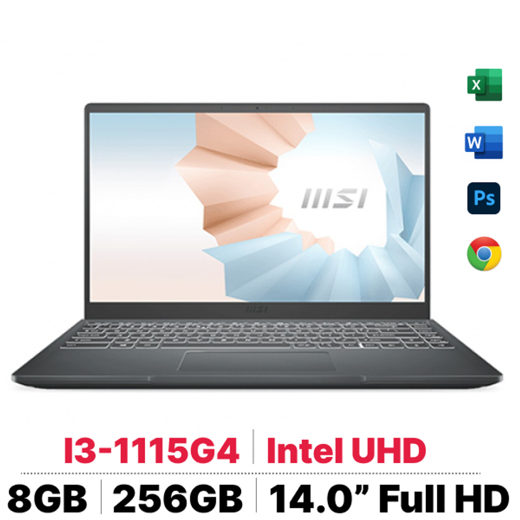Laptop Msi Modern 14 B11Mou 1030Vn - Cũ Trầy Xước