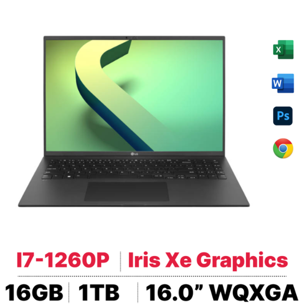 Laptop LG Gram 2022 16Z90Q-G.AH78A5 - Cũ Đẹp