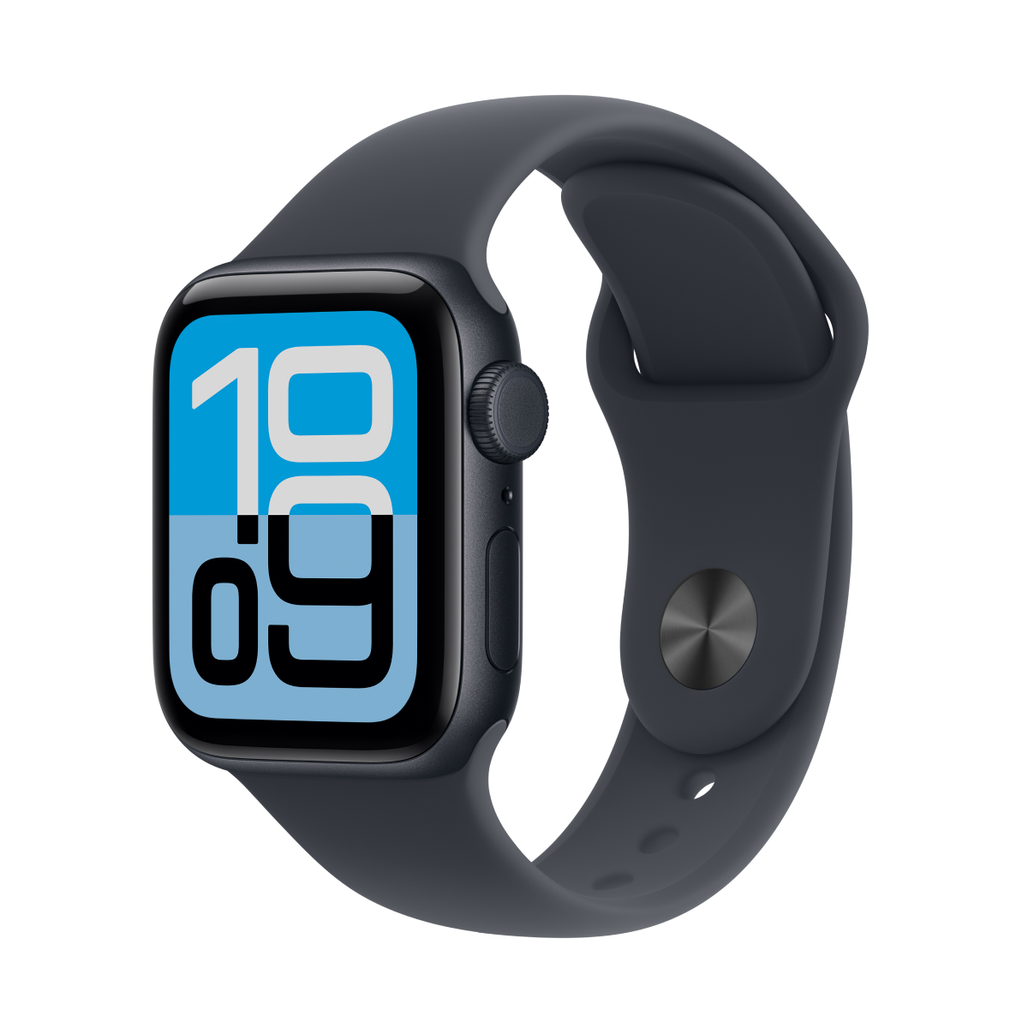 Apple Watch Se 3 44Mm (5G) Viền Nhôm Dây Cao Su Size M/L | Chính Hãng Apple Việt Nam