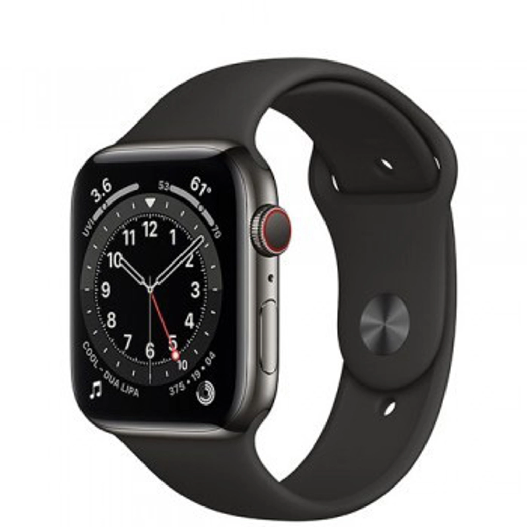 Apple Watch Series 6 40mm (4G) Viền Thép Dây Cao Su - Cũ Trầy Xước