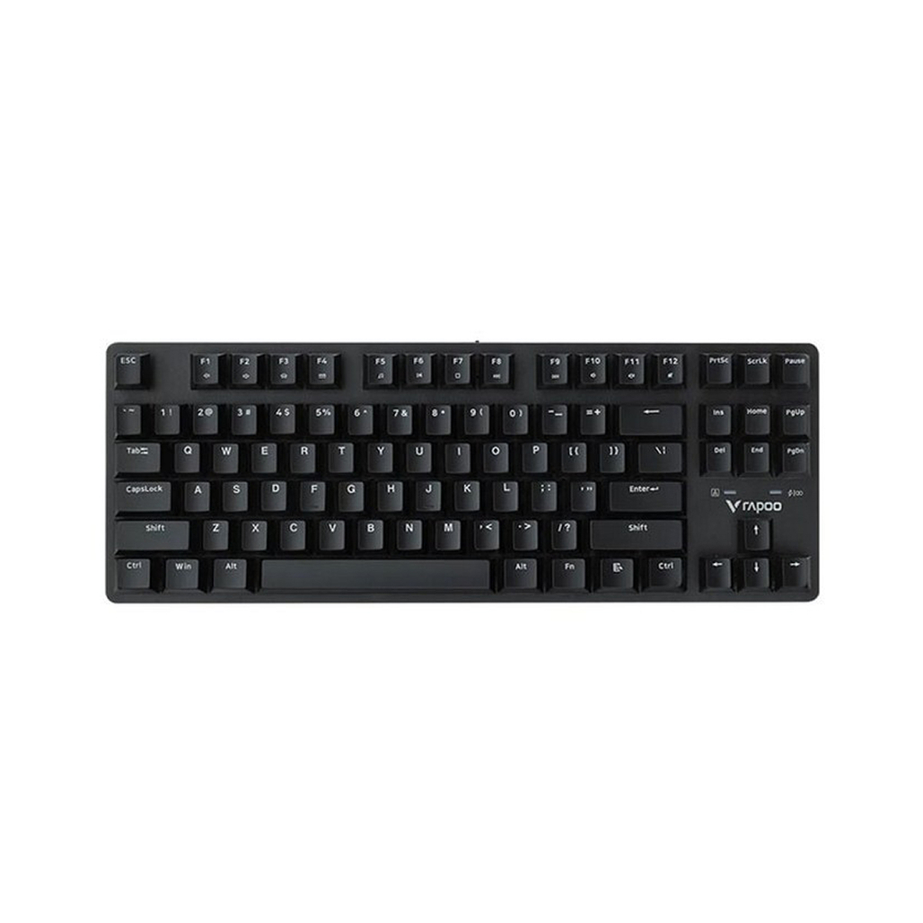Bàn phím cơ có dây Rapoo V500 Pro 87 đen