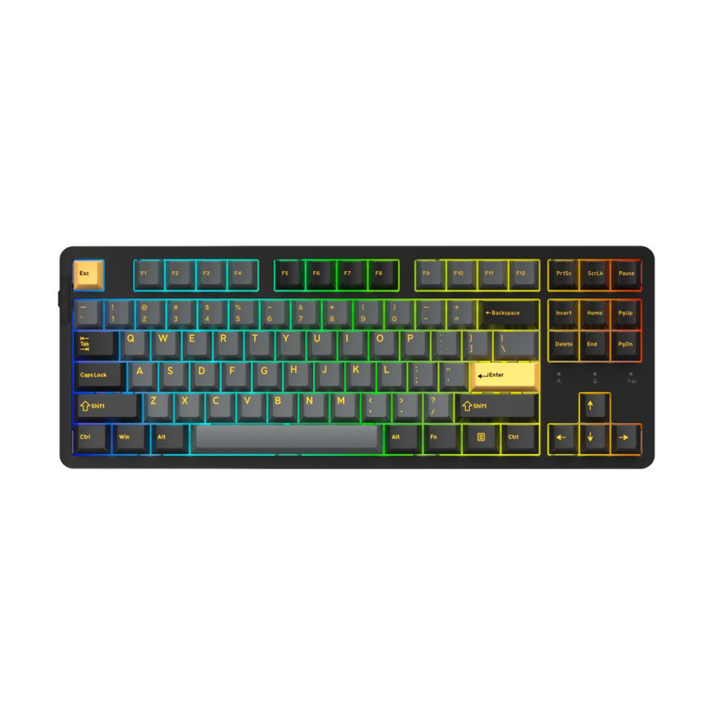 Bàn phím cơ không dây Dareu EK87 Pro RGB Black-Golden