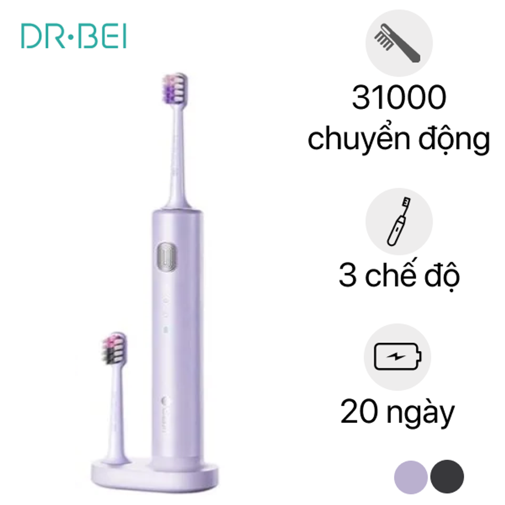 Bàn chải điện DR.BEI Sonic BY-V12